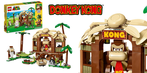 Chollo LEGO Casa del Árbol de Donkey Kong (Super Mario) por sólo 45,49€ con envío gratis (30% de descuento)