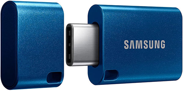 Chollo Pendrive Samsung USB-C de 128 GB a 400 MB/s por sólo 15,53€ (-33%)