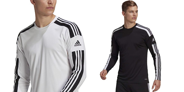 Chollo Camiseta de manga larga Adidas Squad 21 JSY LS Sweatshirt para hombre por sólo 17,99€ (36% de descuento)