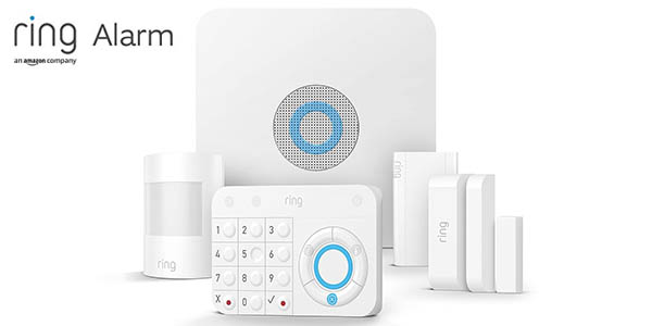 Chollo Kit de 5 piezas Ring Alarm de Amazon compatible con Alexa por sólo 139,99€ (-39%)