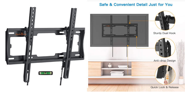 Chollo Soporte de pared para TV de 26 a 55 pulgadas por sólo 13,99€ (-44%)