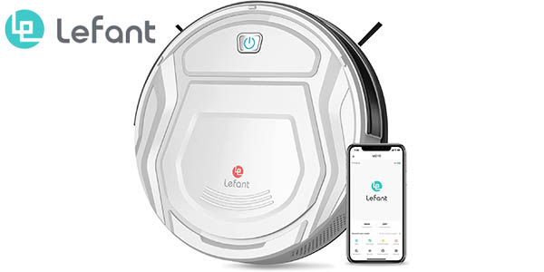 Chollo Robot aspirador Lefant M210 compatible con Alexa por sólo 99,99€ con envío gratis (-50%)