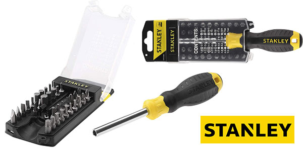 Chollo Destornillador multipuntas Stanley STHT0-70885 con organizador y 34 puntas por sólo 8,99€ (-31%)