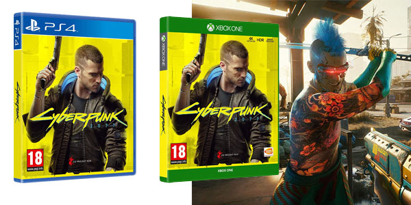 Chollo Cyberpunk 2077 Edición Day One para PS4 (y PS5) por sólo 14,99€ (-40%)