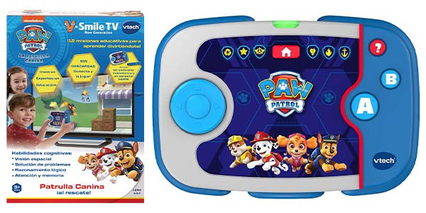 Chollo Consola educativa VTech V.Smile TV New Generation Patrulla Canina por sólo 29,99€ y envío gratis con cupón descuento (-40%)