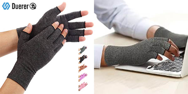 Chollo Guantes anti artritis Duerer por sólo 6,99€ con envío gratis (-30%)