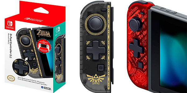 Chollo Controlador D-Pad izquierdo Hori Zelda y Super Mario para Switch por sólo 14,99€ (-40%)