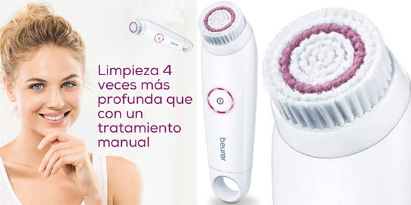 Chollo Cepillo de limpieza facial Beurer FC 45 con 2 niveles de rotación por sólo 14,99€ (40% de descuento)