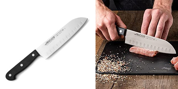 Chollo Cuchillo Santoku Arcos Serie Universal de 170 mm por sólo 17,19€ (-39%)