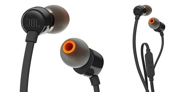 Chollo Auriculares intraaurales con micrófono JBL T110 por sólo 5,69€ (-43%)