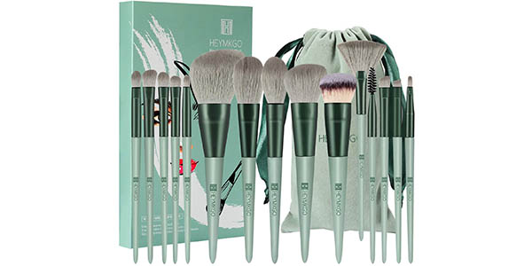 Chollo Set x15 Brochas de maquillaje profesional HEYMKGO por sólo 9,59€ (50% de descuento)