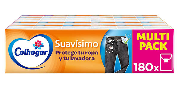 Chollo Pack x180 paquetes de pañuelos Colhogar Suavísimo Compact por solo 18,25€ con cupón descuento (-35%)