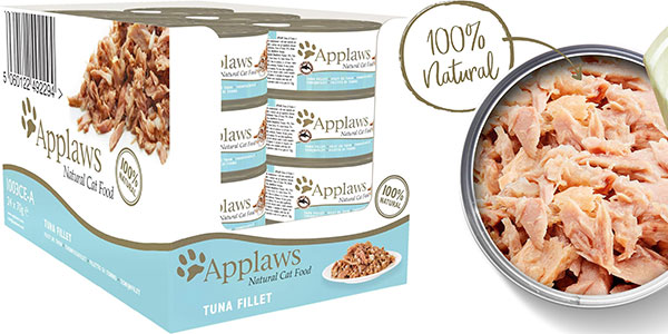 Chollo Pack Applaws de 24 latas de filete de atún para gatos por sólo 17,17€ (-33%)