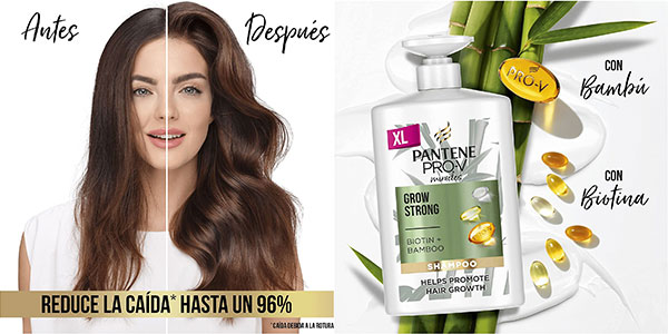 Chollo Champú Pantene Crecimiento con Fuerza de 1 litro por sólo 11,99€ (-29%)