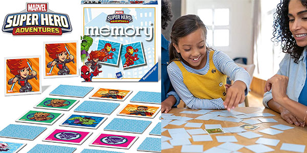 Chollo Juego de memoria infantil Ravensburger Marvel Avengers por sólo 5,58€ (44% de descuento)