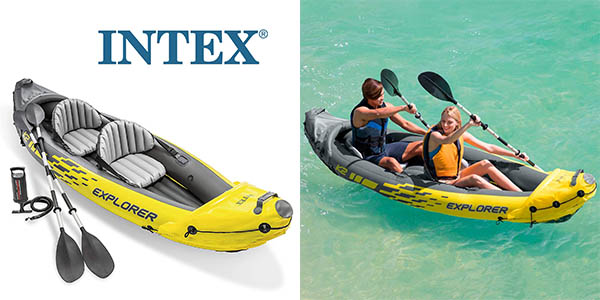 Chollo Kayak hinchable Intex Explorer K2 por solo 109,95€ con envío gratis (-31%) ¡Valoraciones top!