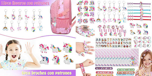 Chollo Kit de 90 piezas Anpro con abalorios de unicornio por solo 11,54€ con cupón descuento (-40%)