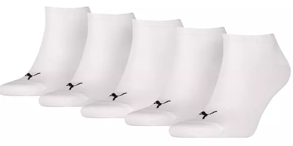 Chollo Pack x5 Pares de calcetines tobilleros Puma por sólo 11,17€ (-27%) Y más baratos en algunas tallas