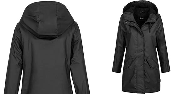 Chollo Abrigo impermeable Only Onlsally Otw Noos para mujer por sólo 35,69€ con cupón y envío gratis (-41%)