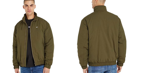 Chollo Cazadora bomber Tommy Hilfiger Essential Padded Jacket para hombre por sólo 57,76€ y envío gratis con cupón (-55%)