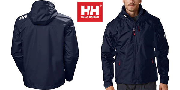 Chollo Chaqueta impermeable Helly Hansen Jacket Crew para hombre por sólo 102,39€ (36% de descuento)