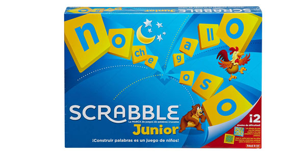 Chollo Juego de mesa Scrabble Junior de Mattel para niños por sólo 22,49€ (-20%)