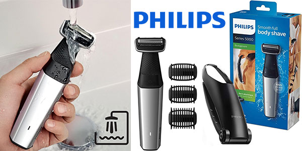 Chollo Afeitadora corporal Philips BG5020/15 impermeable para hombre por sólo 35,04€ con envío gratis (-46%)