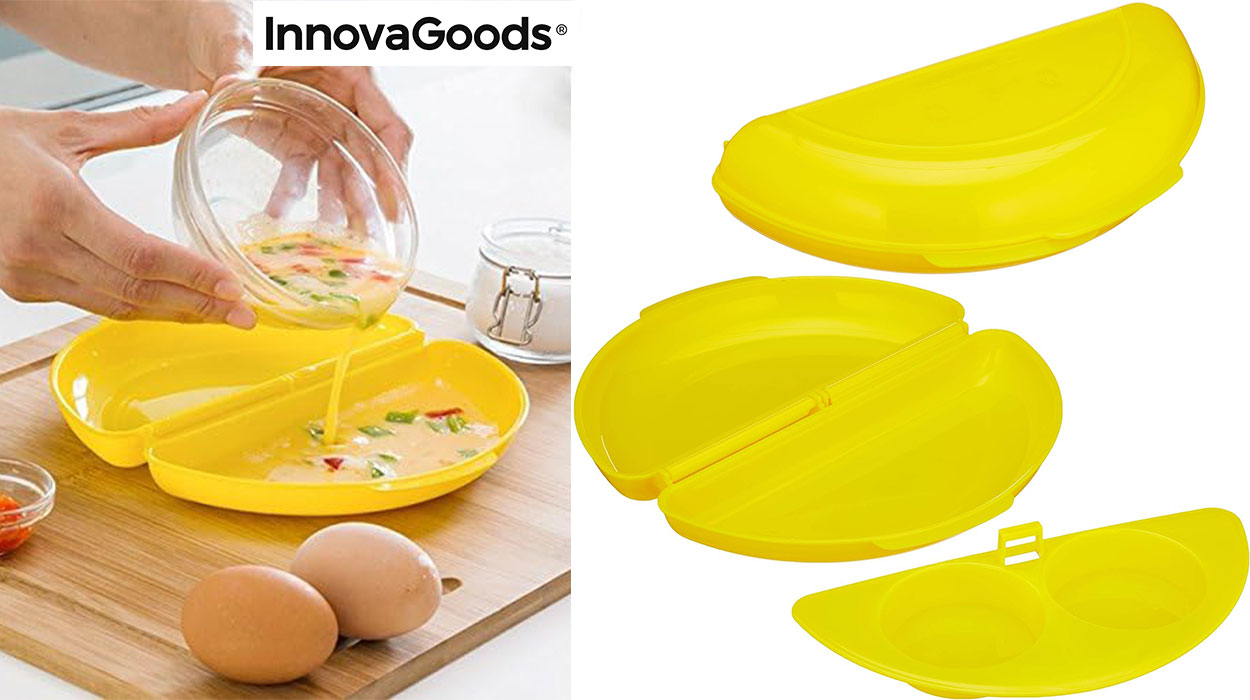 Tortillas y huevos en el microondas con este práctico invento a precio de risa en Amazon