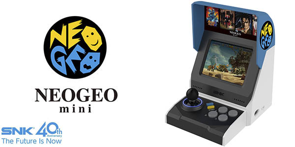 Chollazo Neo Geo Mini SNK 40th Anniversary con 40 juegos por sólo 69,99€ con envío gratis (-46%)