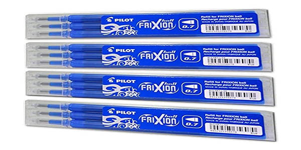 Chollo 6 Recambios Pilot Pen FriXion 0.7 en color azul por sólo 12,80€ (-23%)