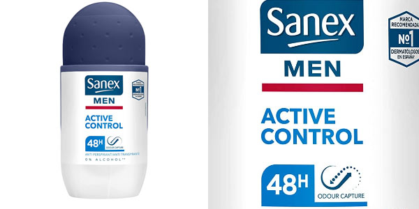 Chollo Pack x6 Desodorante Roll-On Sanex Men Active Control de 50 ml por sólo 10,13€ ¡1,68€ por unidad!