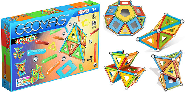 Chollo Juego magnético Geomag Confetti de 68 piezas por sólo 17€ (-43%)