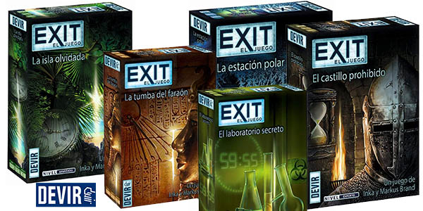 Devir Exit: Juegos de Escape Room para jugar en casa desde sólo 10,50€ en Amazon (-30%) ¡Aprovecha!