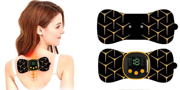 Chollo Masajeador de cuello eléctrico TENS por solo 13,96€ con doble cupón descuento (-65%)