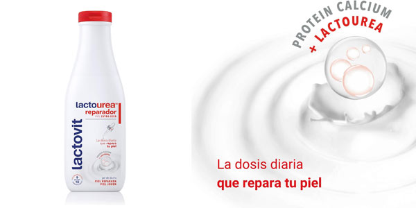 Chollo Gel de ducha Lactovit Reparador Lactourea de 600 ml por sólo 2,16€