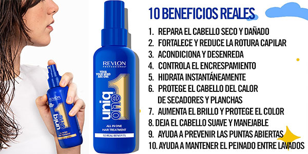 Chollo Tratamiento hidratante para el cabello Revlon Uniq One de 150 ml por sólo 6,95€ (-48%)