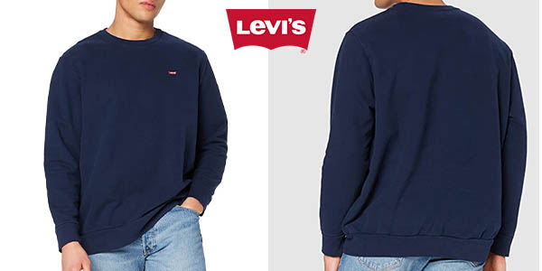 Chollo Sudadera Levi’s Big & Tall Original Housemark Crew para hombre por sólo 31,95€ con envío gratis (-37%)