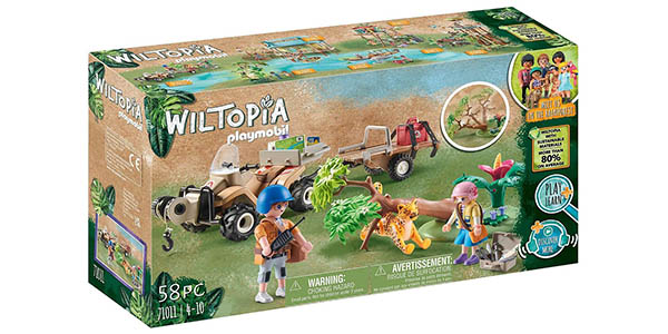 Chollo Playmobil Wiltopia Quad de rescate de animales por solo 15,99€ (52% de descuento)