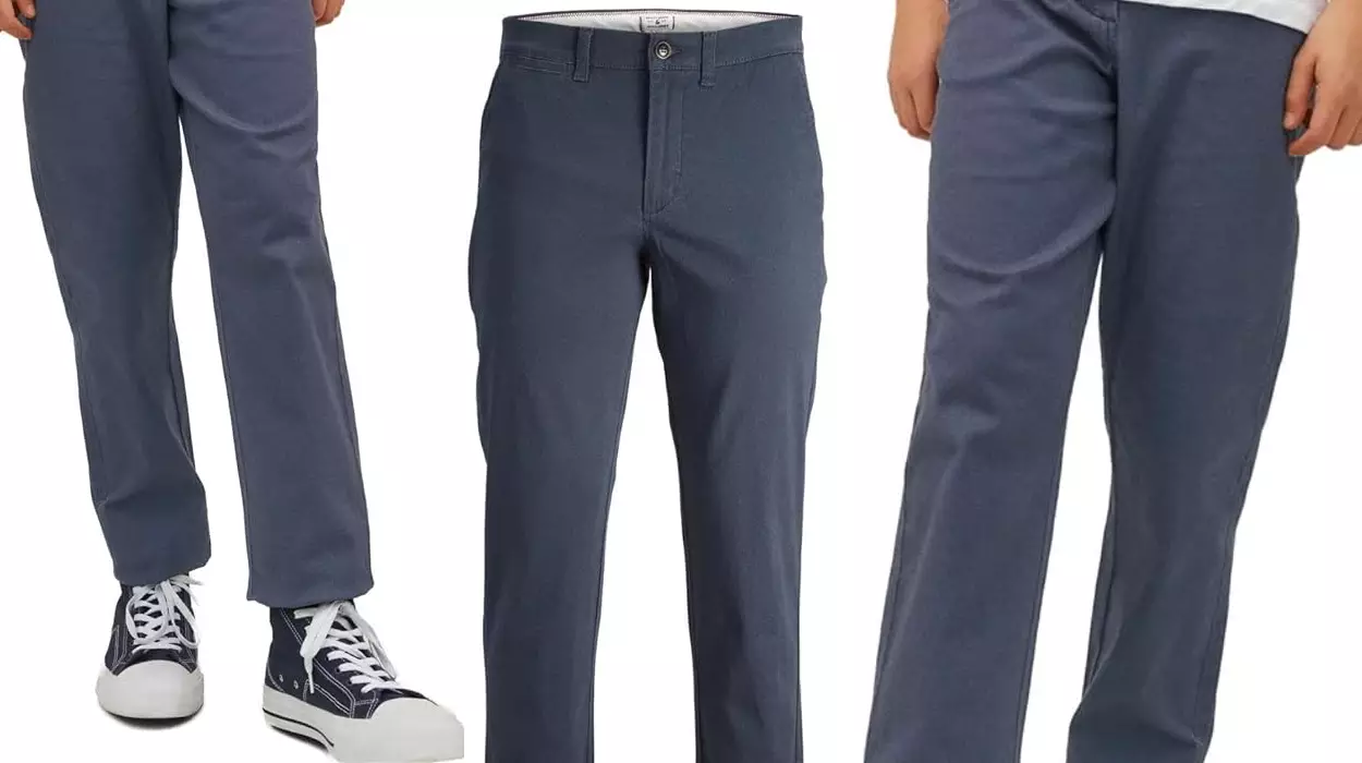 Chollo pantalones chinos para niños Jack & Jones Jpstmarco Jjdave por sólo 14,99€ con envío gratis (50% de descuento)