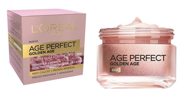 Chollazo Crema rosa anti arrugas L’Óréal Paris Age Perfect Golden Age de 50 ml para pieles maduras por sólo 9,60€ (-40%)