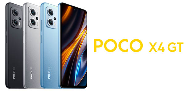 Chollo Xiaomi POCO X4 GT 5G (8 GB + 256 GB) por sólo 289,32€ con envío gratis (-33%)