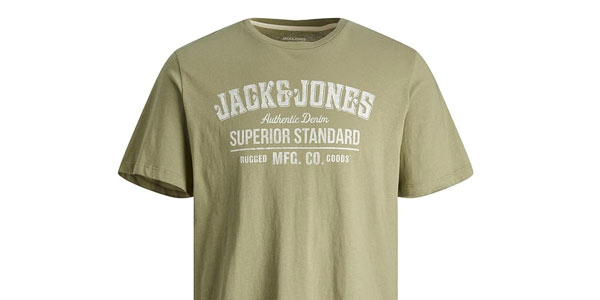 Chollazo Camiseta Jack & Jones Jjejeans para hombre por sólo 10,90€ (16% de descuento)