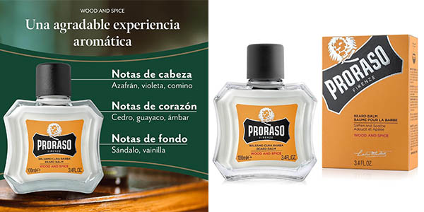 Chollo Bálsamo Proraso para barba de 100 ml por solo 7,66€ (29% de descuento)