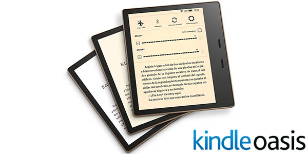 Chollo Kindle Oasis con luz cálida ajustable y resistencia al agua IPX8 por sólo 189,99€ (-24%)