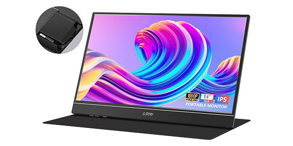 Chollo Monitor portátil G-Story de 14″ FHD 1080P por solo 79,99€ con envío gratis y cupón (-40%)