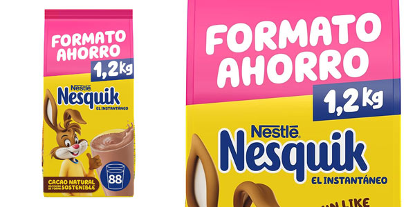 Chollo Nesquik 1,2Kg por sólo 5,99€ (17% de descuento)