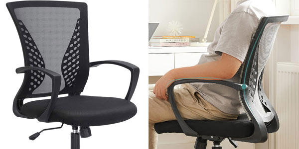 Chollo Silla giratoria de oficina Songmics por sólo 50,99€ con envío gratis (-29%)