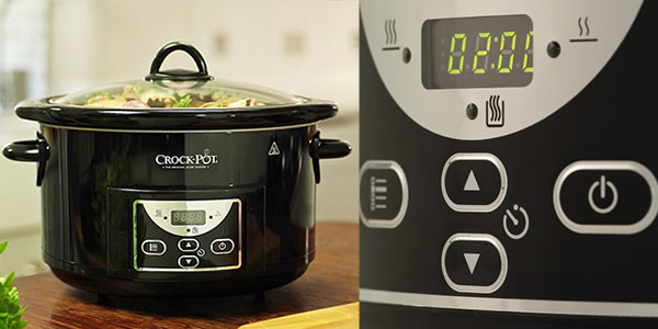 Chollazo Olla lenta Crock-Pot de 4,7 litros con temporizador por sólo 45,99€ con envío gratis (53% de descuento)