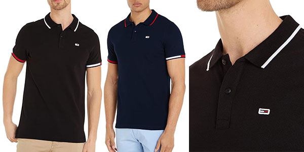 Chollo Polo Tommy Jeans de manga corta para hombre por sólo 38,45€ con envío gratis (-45%)