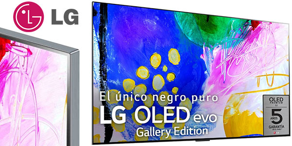 Chollo Smart TV LG OLED evo Gallery Edition UHD 4K de 55″ por sólo 999,99€ (-57%) + cheque 150€ + 3 meses Apple TV + 12 meses Filmin